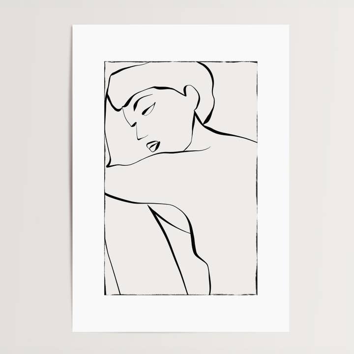 Tales by Jen - Wholesale Poster - Poster 'Thoughtful Woman'1