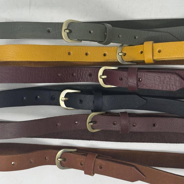 Artisan Stories – wholesale Belt – Women's – New Skinny leather belt6