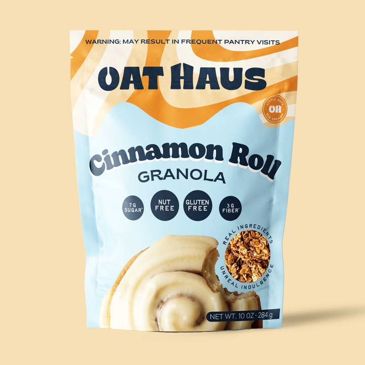 Cinnamon Roll Granola - 6 / 10 OZ for wholesale by Oat Haus