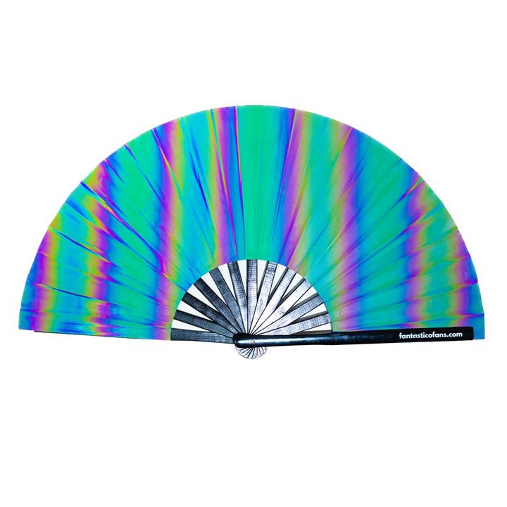 Fantastico Fans - Vente Éventail - Lampe de poche UV Rainbow XL Fan