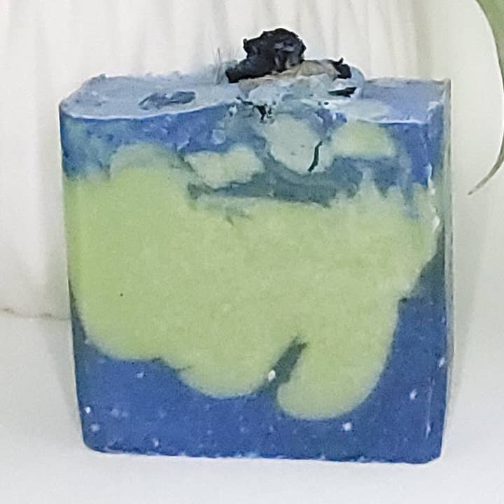 Lavender Sage Soap for wholesale by Oily Mantra Co.