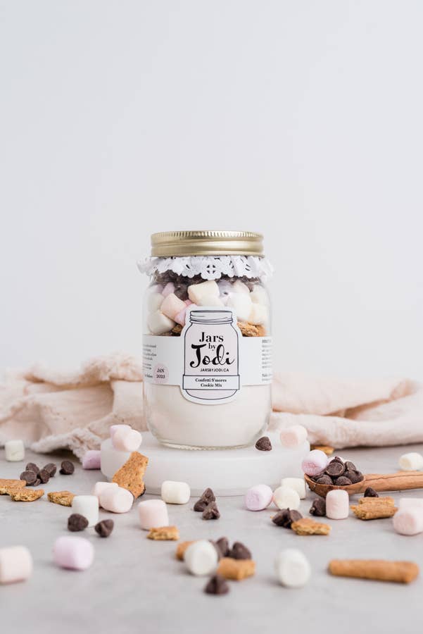Jars by Jodi - Wholesale Cookie Mix - Confetti S'mores Cookie Mix