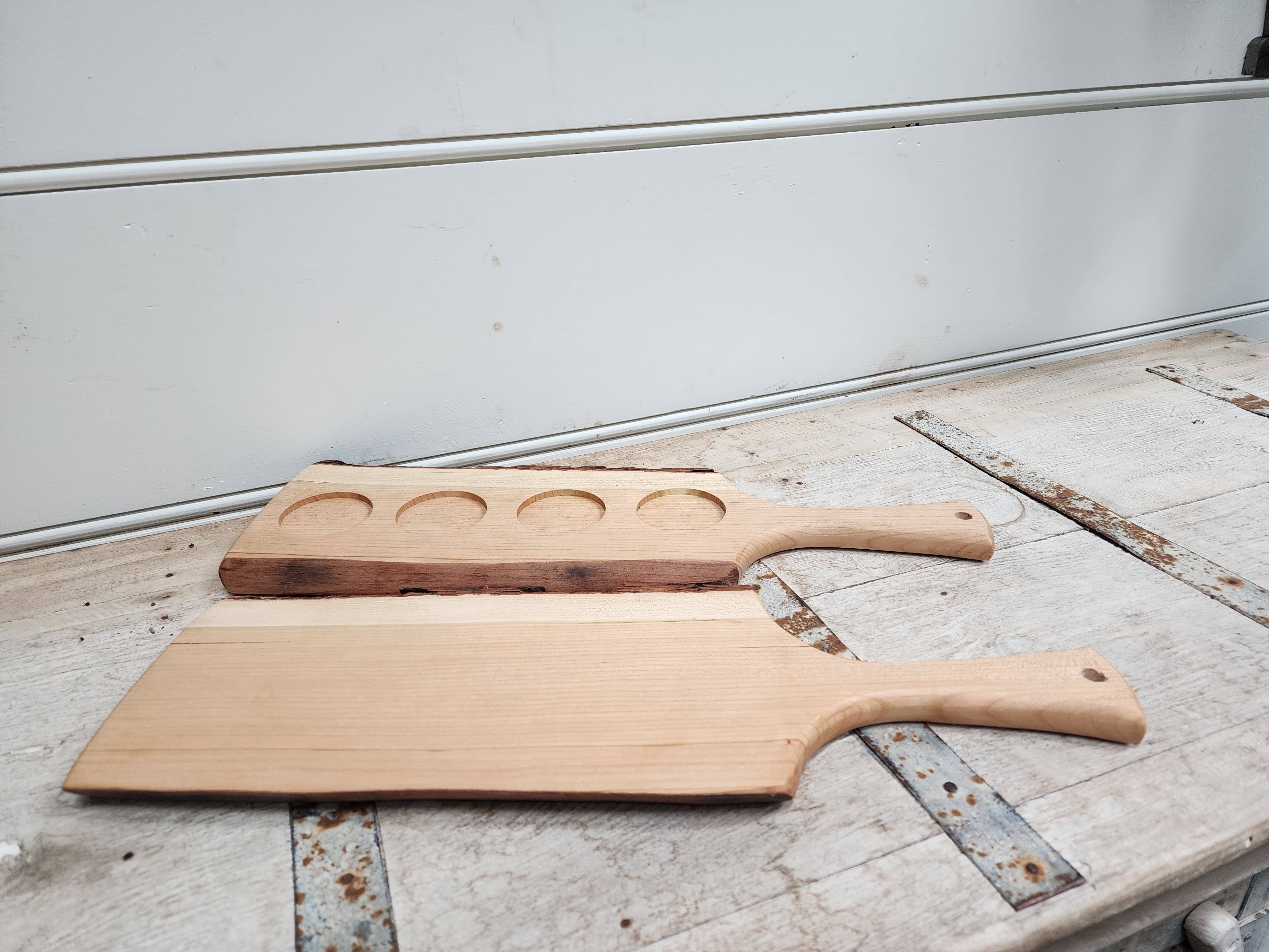 Petermans Boards and Bowls Inc. - Wholesale Cheese Board - 18" beer flight boards / charcuterie boards0