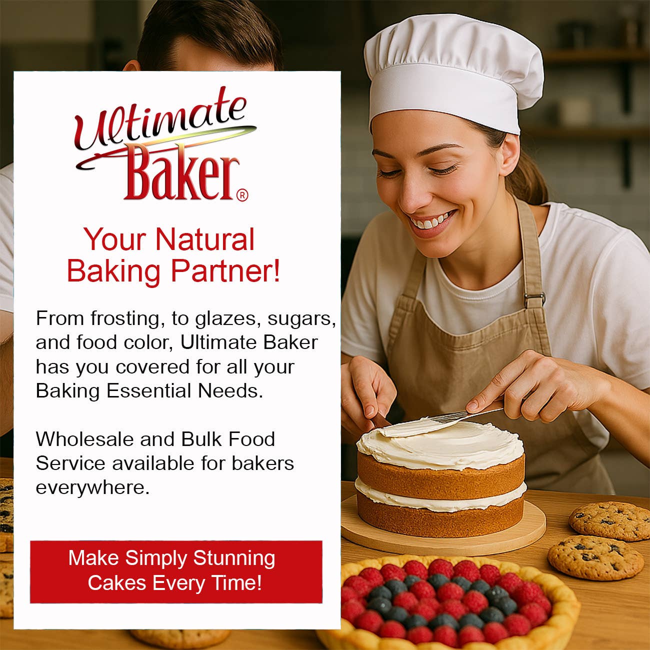 Ultimate Baker - Wholesale Sugar/Sweetener - Ultimate Baker Natural Sanding Sugar Pink (1x1lb)5