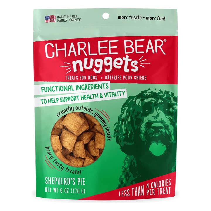 King Wholesale Pet Goods - Wholesale Pet Treats - Dog - CHARLEE BEAR Nuggets Shepherds Pie 6oz