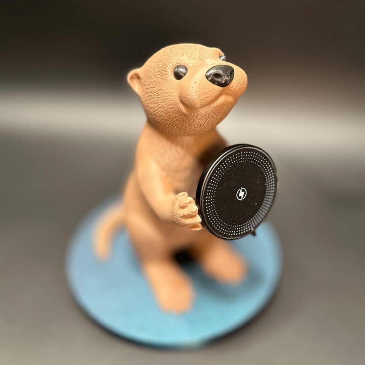 <3 Studio - Wholesale Charging Dock - Adorable Otter Phone Charger - Magnetic Wireless Charging Station Dock Holder1