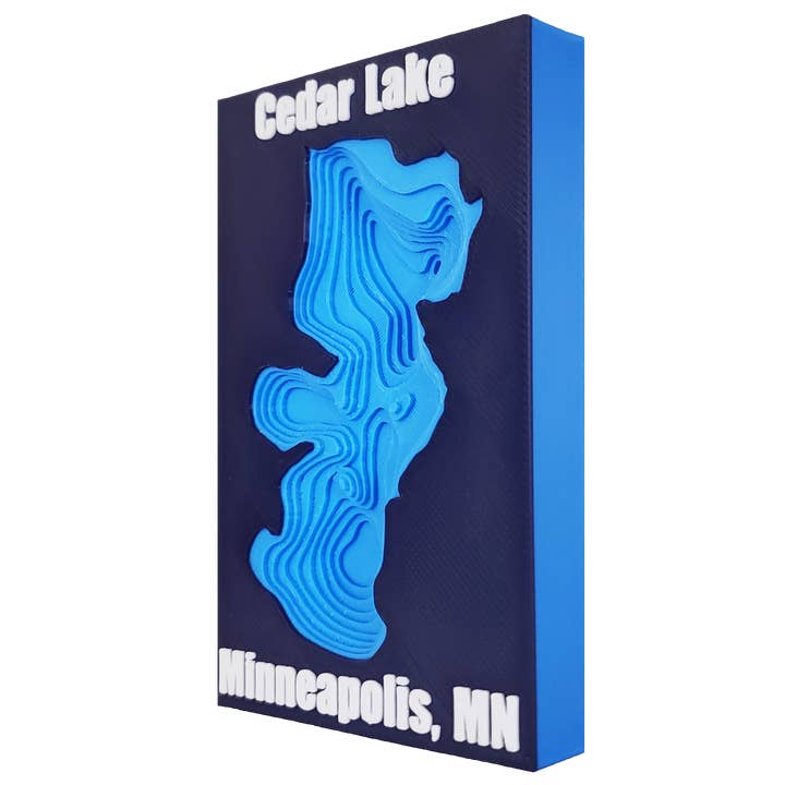 itty bitty builds - Wholesale Magnet - Cedar Lake Magnetic Topo Map1
