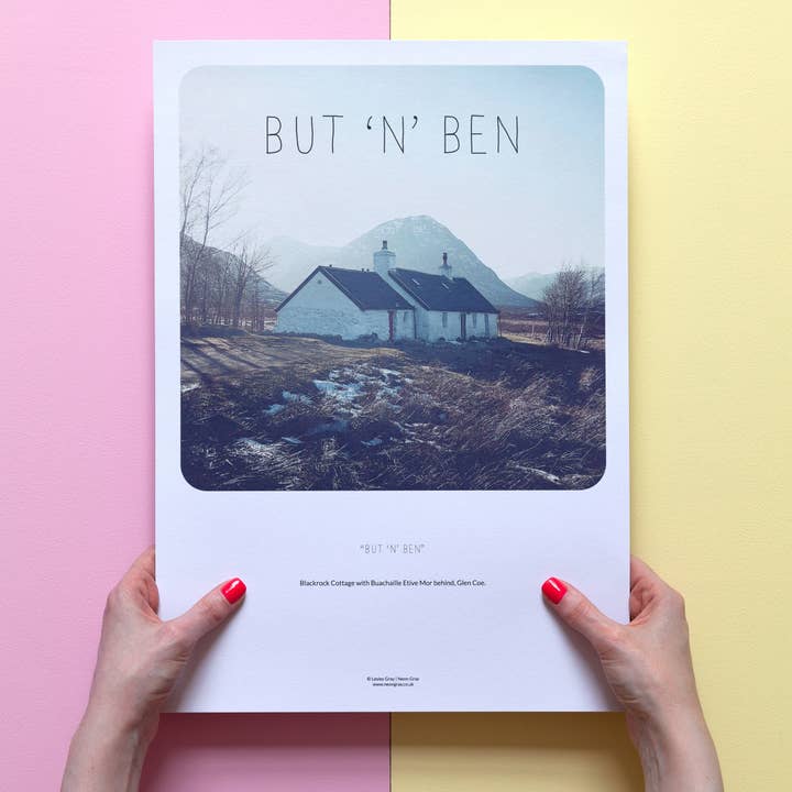 Neon Gray - Wholesale Art Print - Scottish Banter Print Blackrock Cottage7