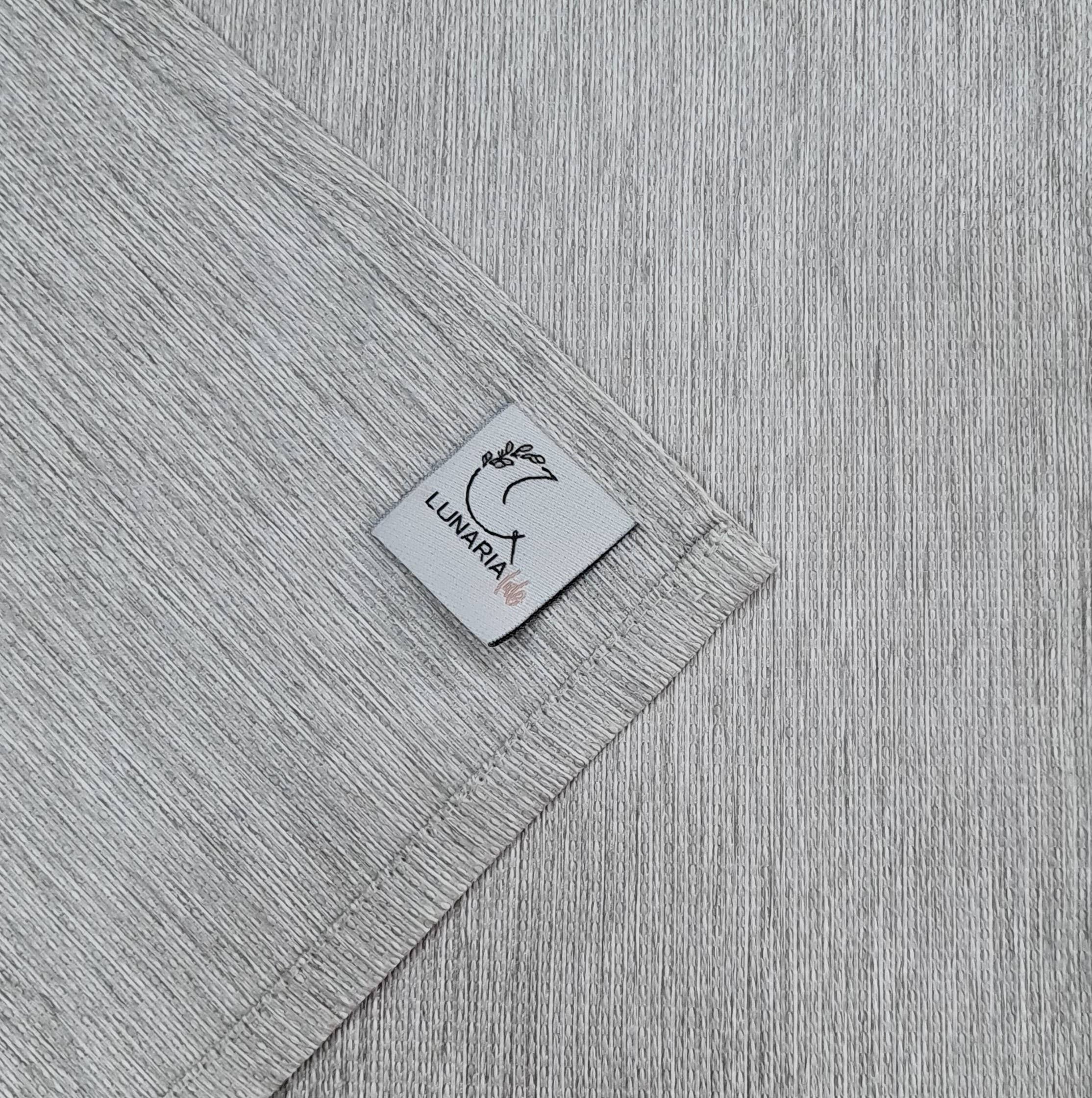 Lunaria Lab - Wholesale Dinner & Cloth Napkin - Embroidered Gray Cotton Blend Napkins Classic model1