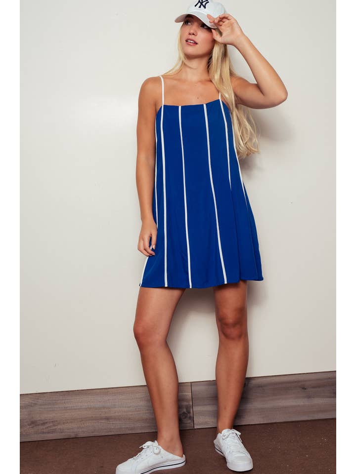 Urban Daizy - Wholesale Dress - Women's - Striped A-Line Mini Dress9