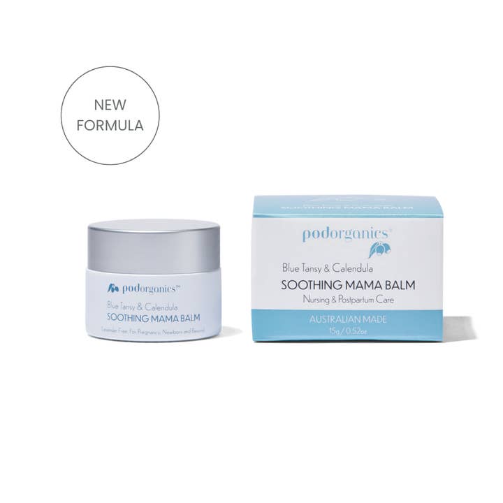 Blue Tansy & Calendula Soothing Mama Balm for wholesale by Pod Organics Pty Ltd