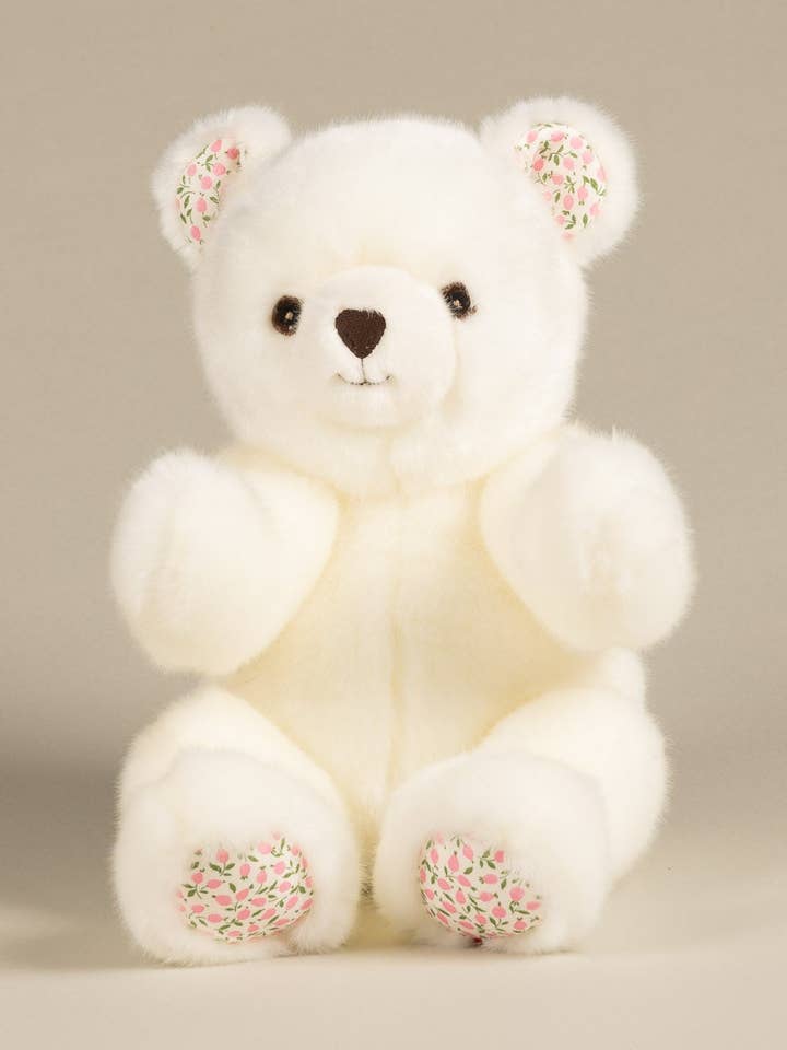Robert White Liberty Rose Bjørn for engroshandel hos Pamplemousse Peluches