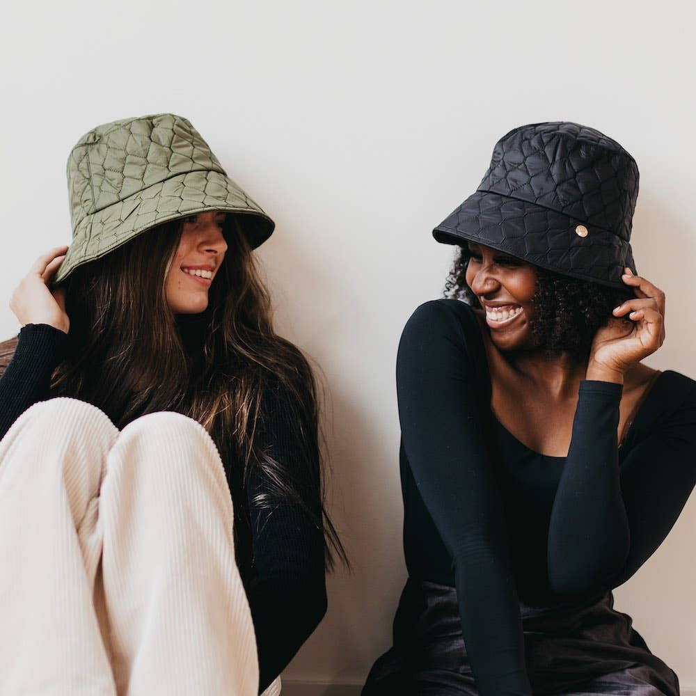 Pretty Simple - Wholesale Bucket Hat - Women's - Chiara Quilted Bucket Hat Wholesale2