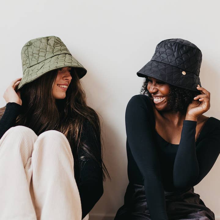 Pretty Simple - Wholesale Bucket Hat - Women's - Chiara Quilted Bucket Hat Wholesale2