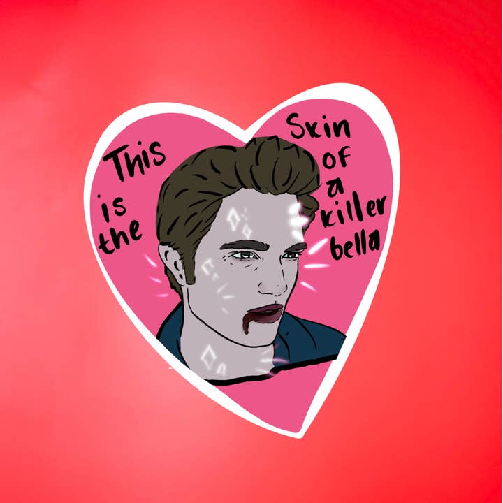 Edward Pop Culture holographic Sticker for wholesale by Gaec Studio