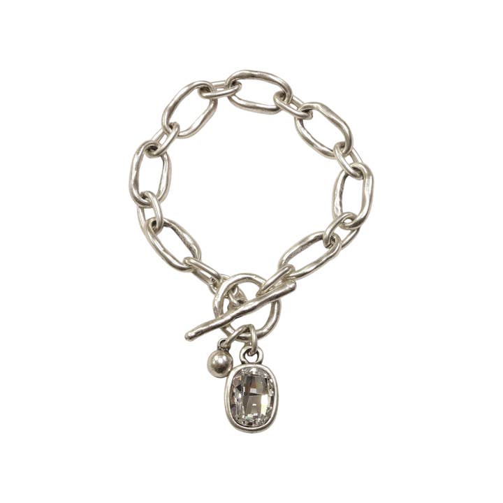 The Ancient Bazaar Jewelry & Accessories - Wholesale Charm/Dangle Bracelet - Item # NB-2919 - Pewter Bracelet 4