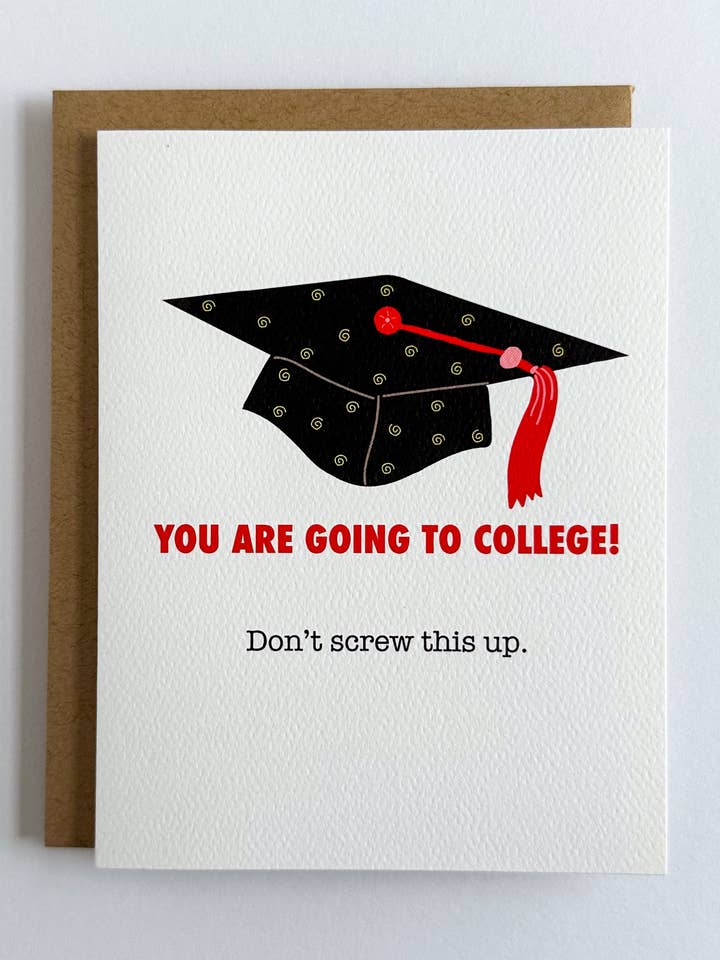 Don't Screw This Up Graduation for wholesale by Wild Card Creations