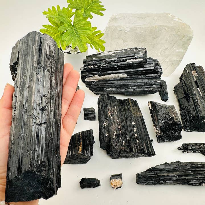 Rock Paradise - Wholesale Spiritual Stone/Crystal - Natural Black Tourmaline Crystals - By Weight