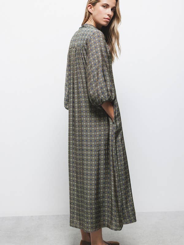 Lanidor - Wholesale Dress - Women's - Geometric Pattern Dress (405571-188)2