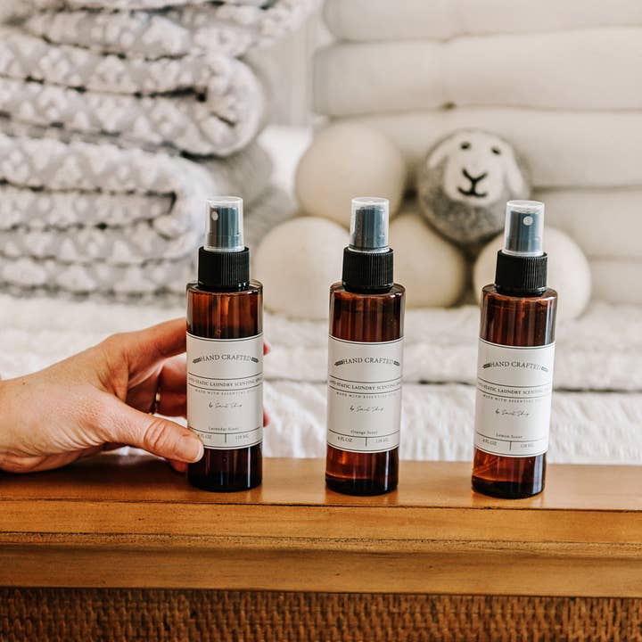 Mama Moon Boutique LLC – wholesale Dryer balls – Smart Sheep Anti-Static Essential Oil Scenting Spray Orange5