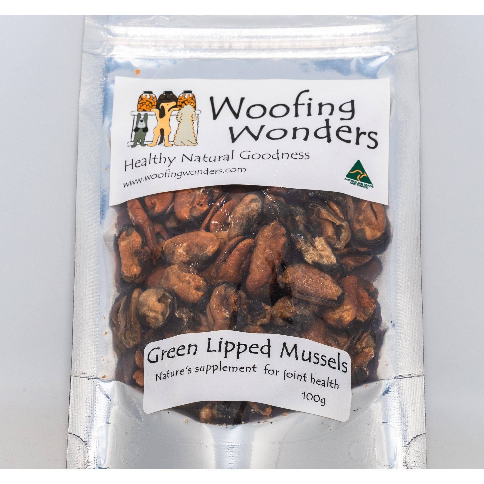 Woofing Wonders – wholesale Godis - Hund – Gröna Lipped Musslor1