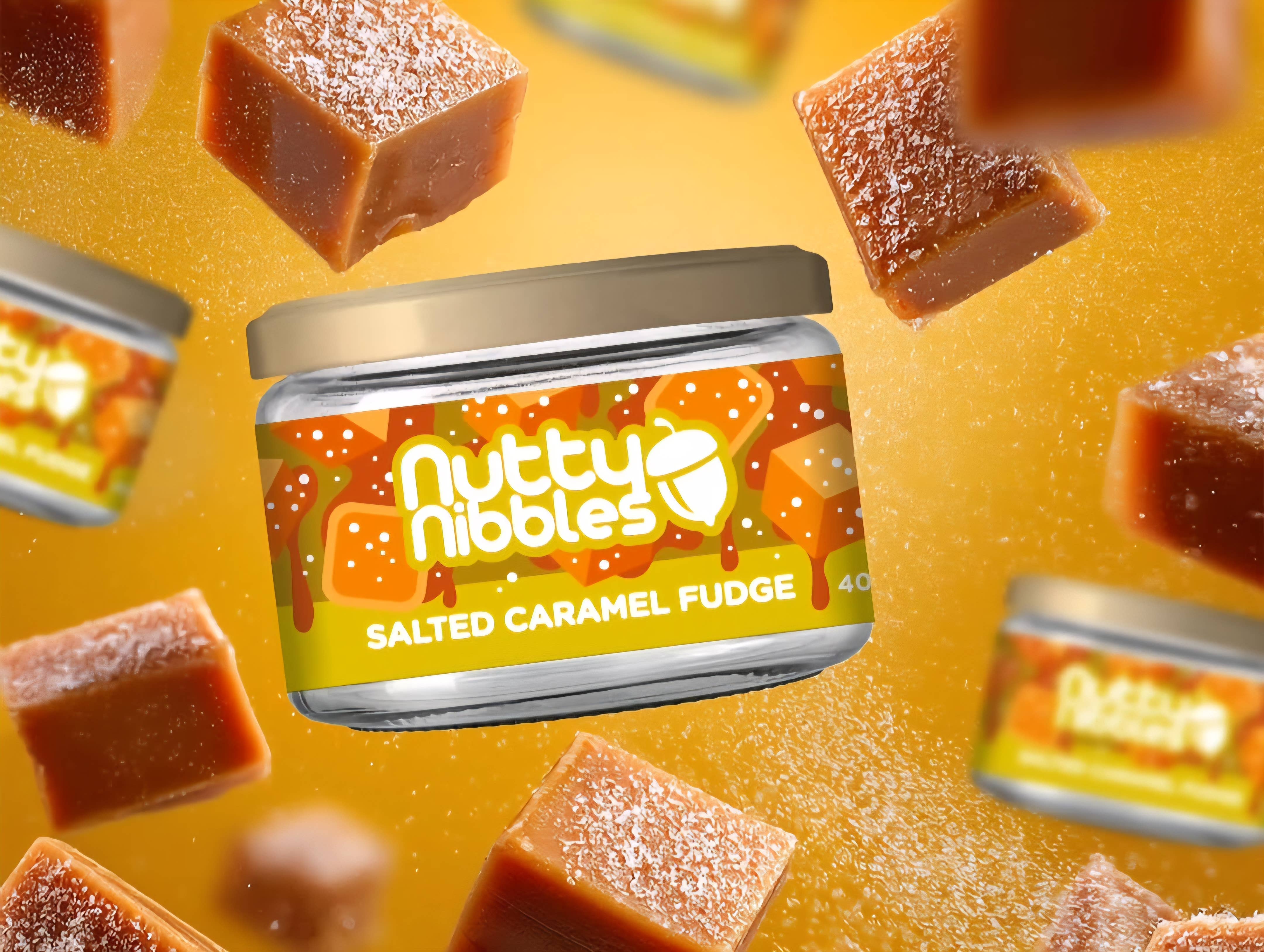 The Nutty Group Ltd – Großhandel Fudge – Gesalzene Karamell-Fudge-Nuss-Häppchen2