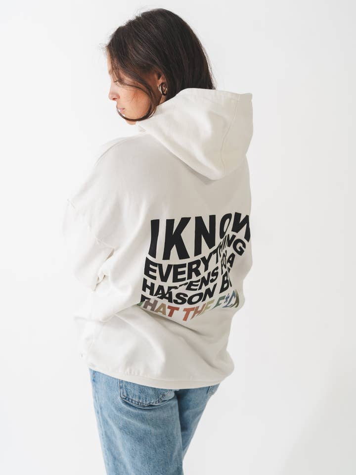 Sudadera con capucha «Todo sucede por una razón» para venta al por mayor de Girl Crush