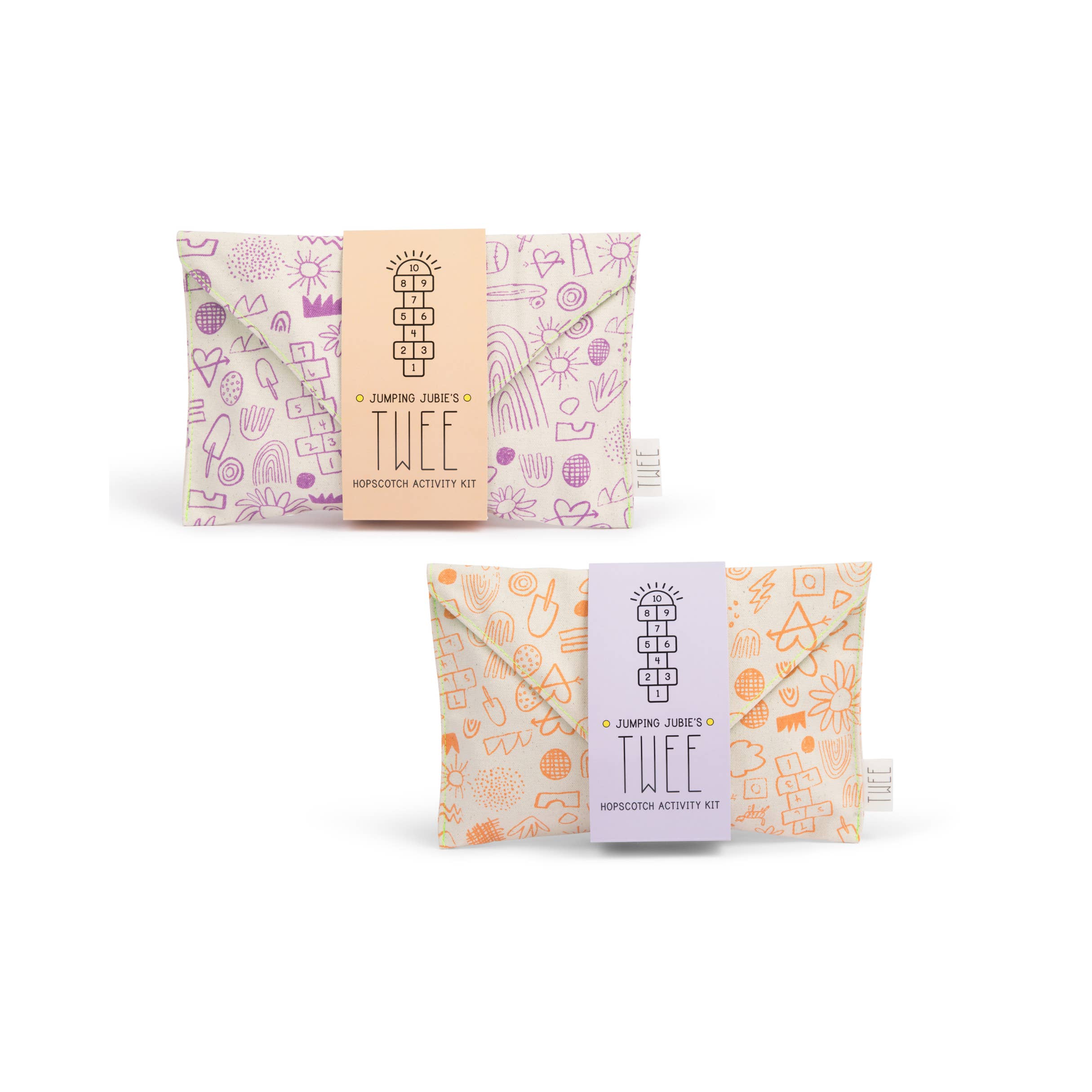 TWEE made for little hands - Wholesale Art Set - Kids & Baby - JUMPING JUBIE'S HOPSCOTCH | SPLIT COLORS | ACTIVITY KIT