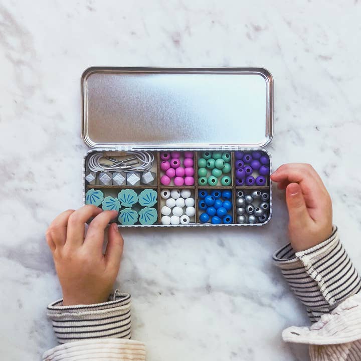 Cotton Twist (USA DUTIES PAID) - Wholesale DIY Jewelry - Kids - Mermaid Bracelet Bead Kit7