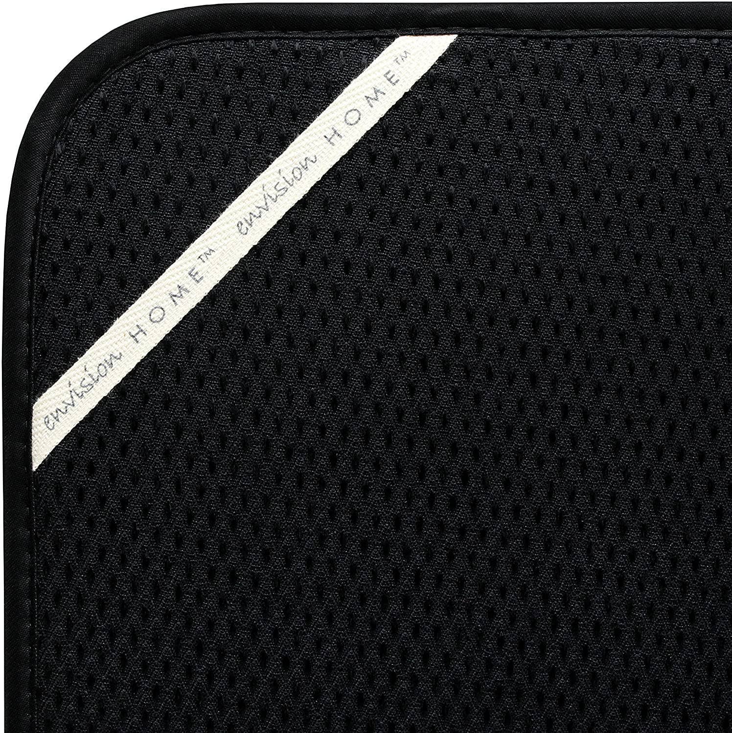 Fox Run Brands - Wholesale Dish Drying Mat/Rack - Envision Dish Drying Mat, Black, 16" x 18"4