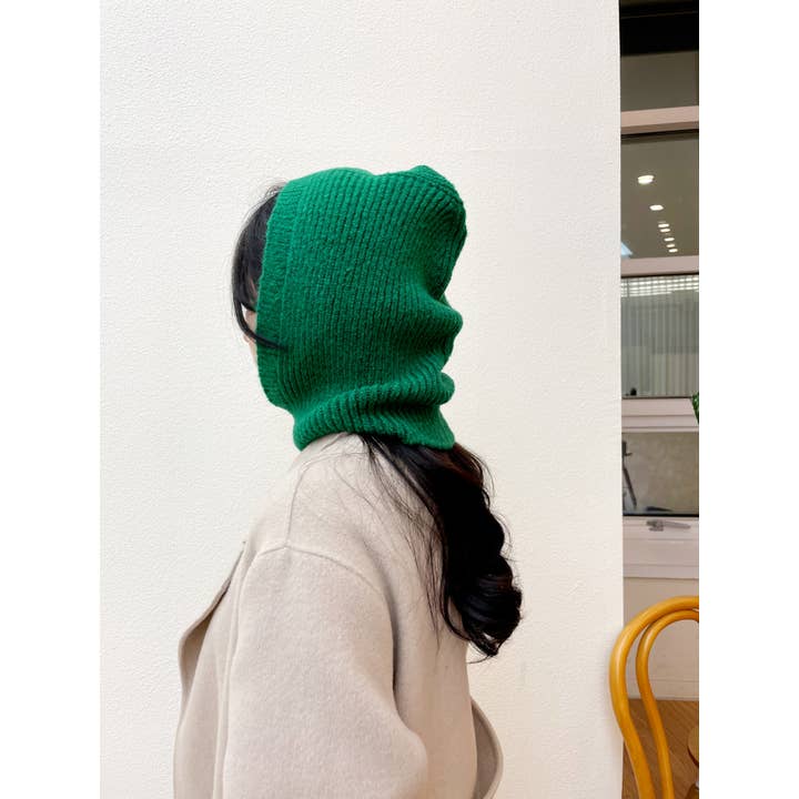 Comfortarians - Vente Cagoule – femme - Cagoule d'hiver à capuche en alpaga en tricot