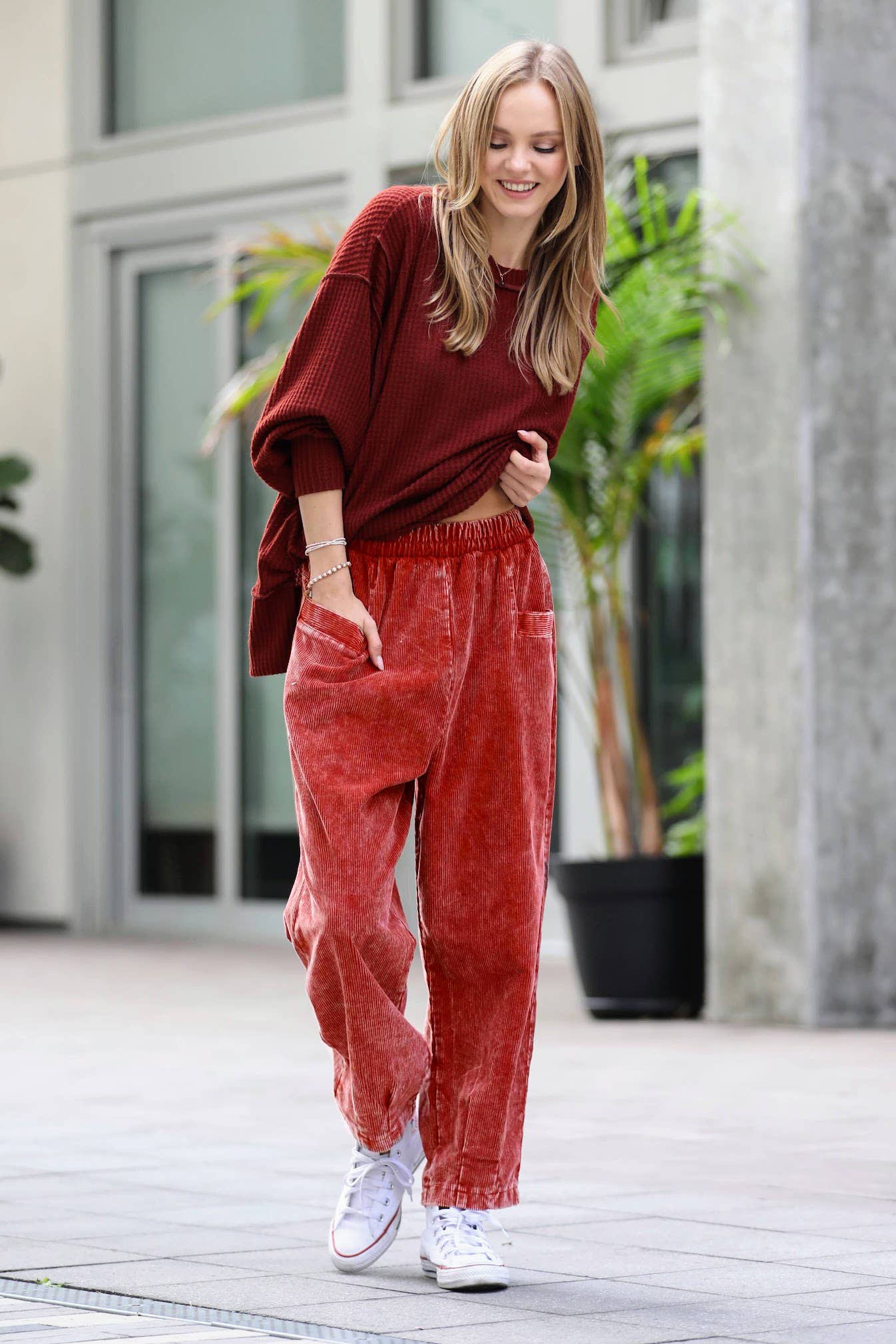 42POPS - Wholesale Pants - Women's - ",,,,.....Vintage wash corduroy pants19