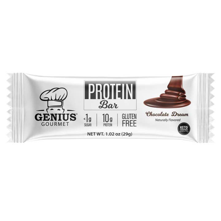 Protein Bar - Chocolate Dream - 10 count for wholesale by Genius Gourmet