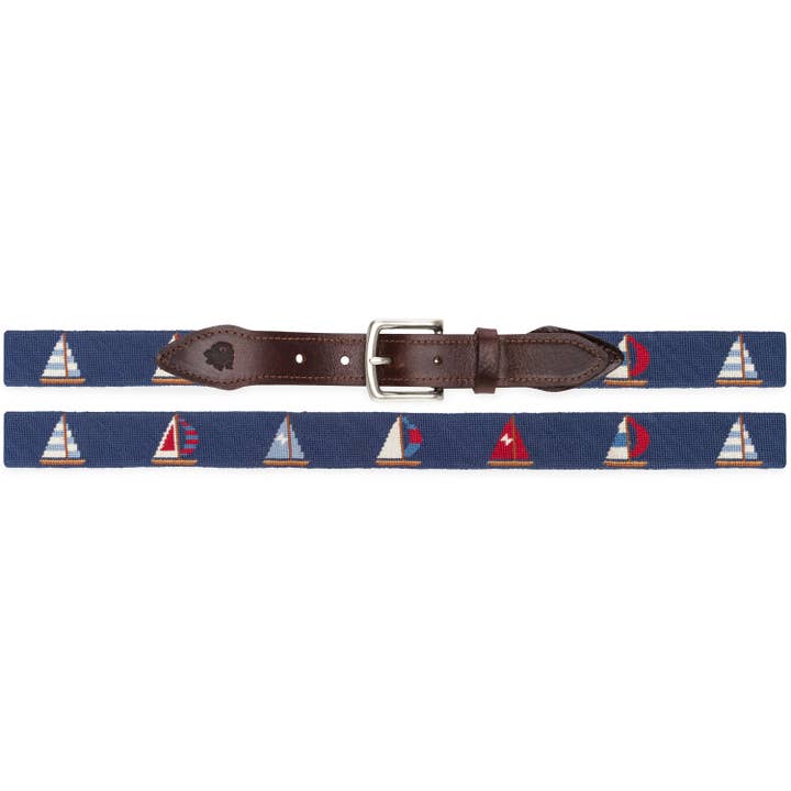 Sailboat Needlepoint Belt for wholesale by Good Threads
