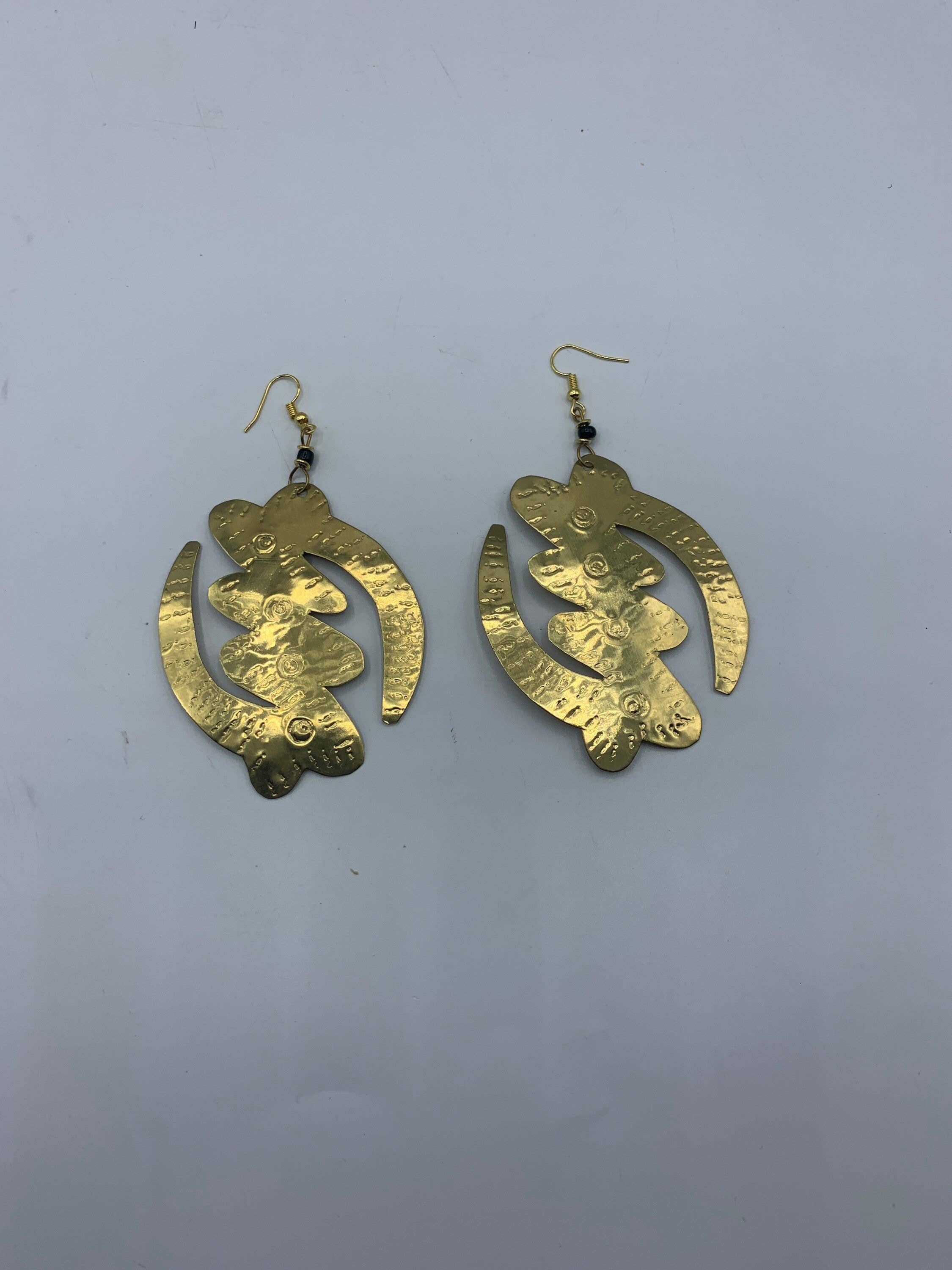 KENYAN SAFARI DESIGNS - Wholesale Hangende/ronde oorbellen - Brass Gye Nyame oorbellen2