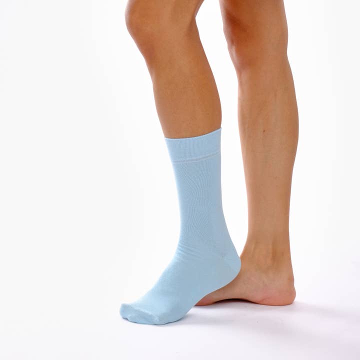 ONESCK - Wholesale Socks - Unisex - Plain Single Socks | Baby Blue Sock | Pastel Gift Idea4