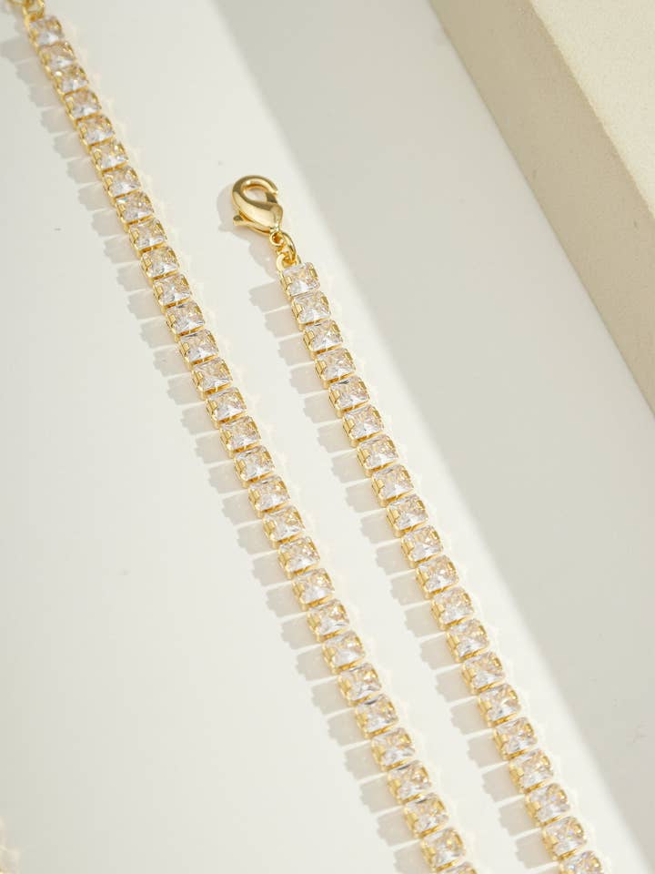 Hypoallergenic Olivia Tennis Ready to Ship for wholesale by Bossaglam Jewelry