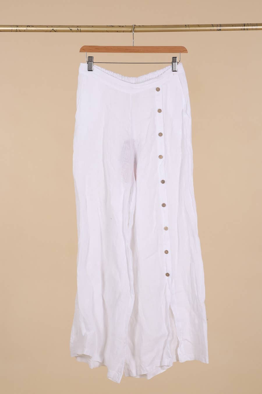 la maison des fibres naturelles – Engroshandel Bukser - Dame – Knapbukser med lige ben 9320 100%LIN4