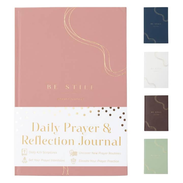 The Daily Prayer Journal (Pink Curly Line) for wholesale by Shine Sparkle Slay