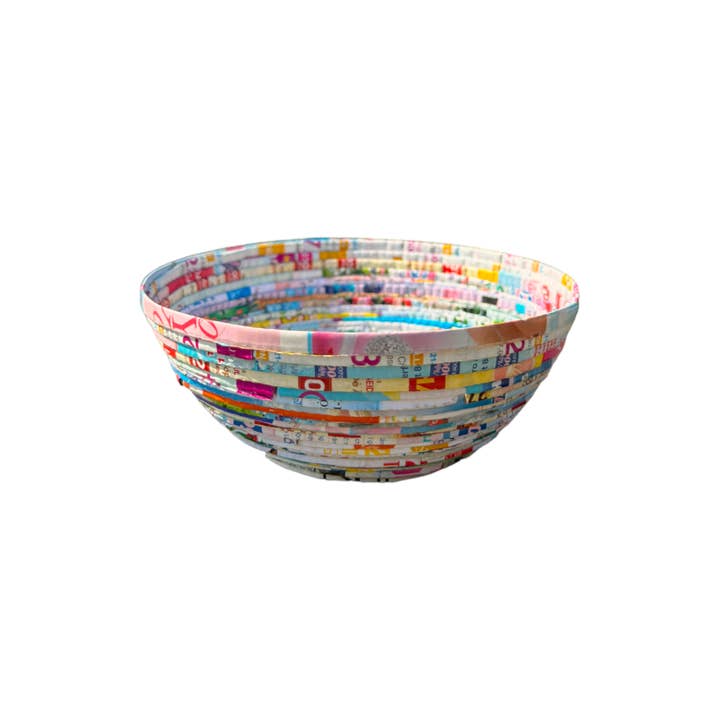 The Upcycled Paper Company - Wholesale Decorative Plate/Dish/Bowl - Small Paper Bowls - Recycled Paper