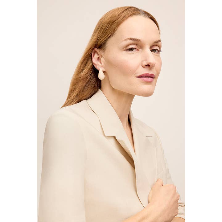 M.M.LaFleur - Wholesale Stud/Post Earrings - Reese Earring - Jewelry :: Cream