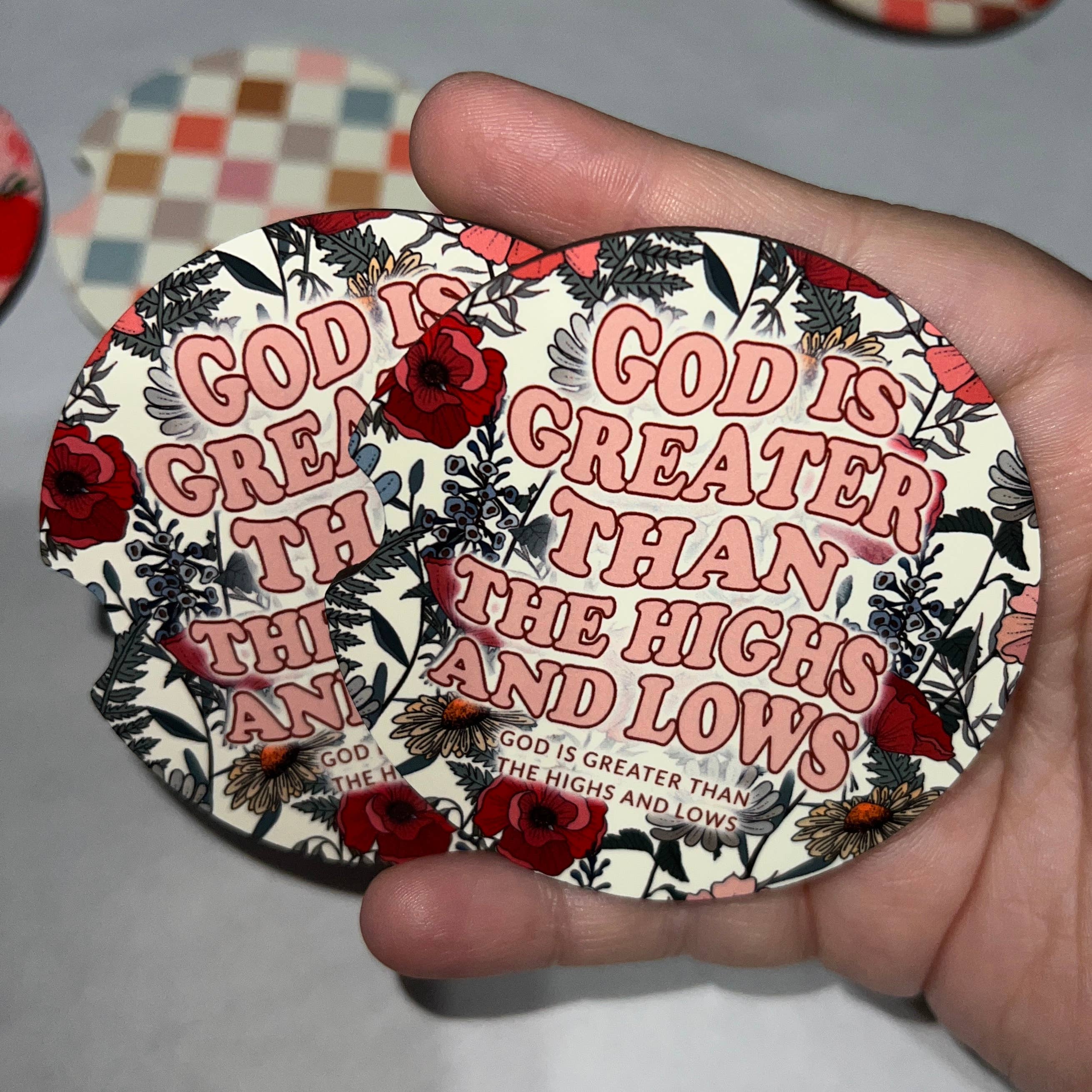 Shop Praise Creations – wholesale Car coaster – women's – Christian Car Coasters, Christian Accessories0