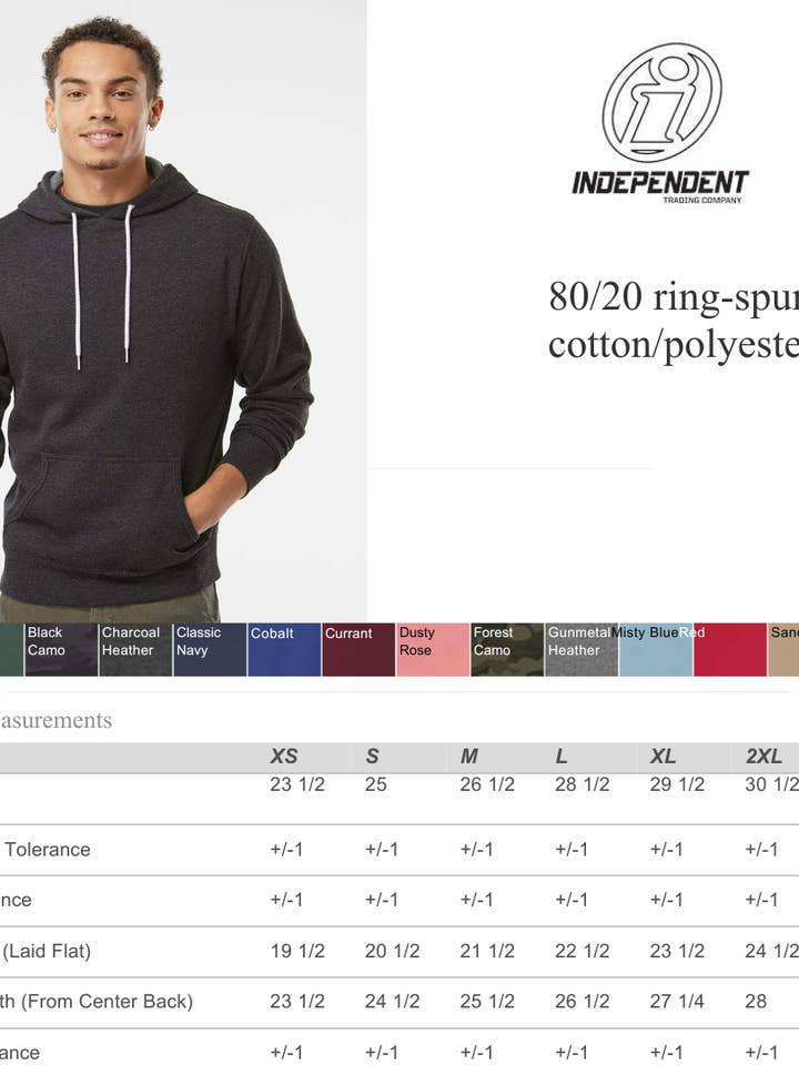 MYES BULK APPAREL - Wholesale Hoodie - Unisex - Unisex Lightweight Hoodie – Ring-Spun Cotton Blend
13