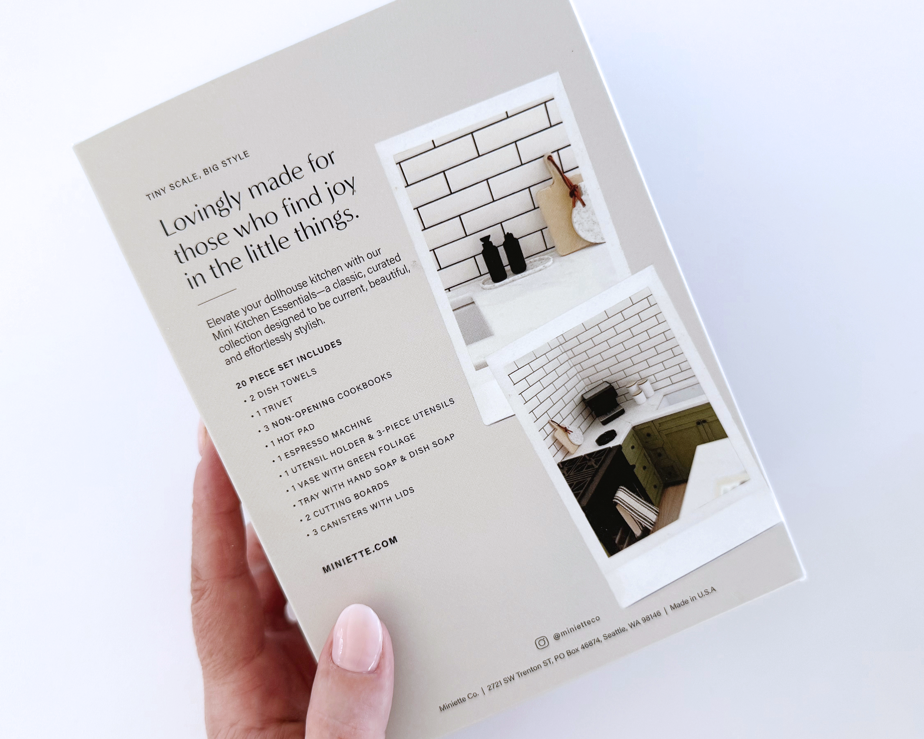 Miniette - Vente Accessoire de poupée – enfant - Set de cuisine miniature3