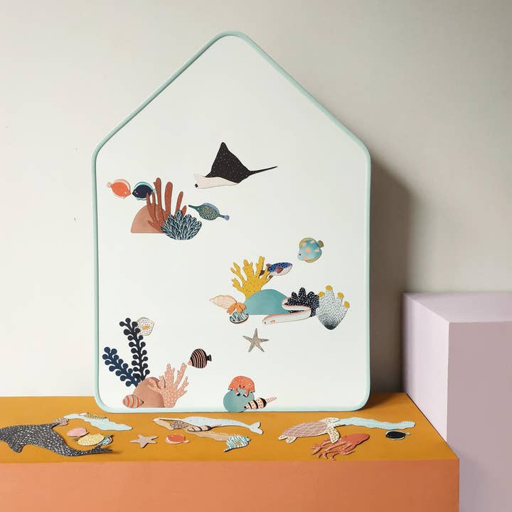 Ma Cabane à Rêves - Wholesale Magnet Board - Cabane Magnetic Whiteboard - Opaline5