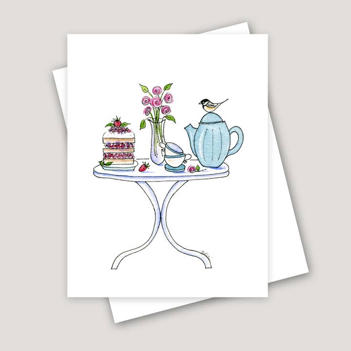 Table à thé de l'après-midi pour la vente par Kelli McNichols Art