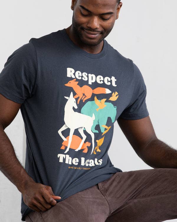 The Landmark Project – wholesale Screen printed t-shirt – unisex – Respect the Locals Unisex Short Sleeve Tee2