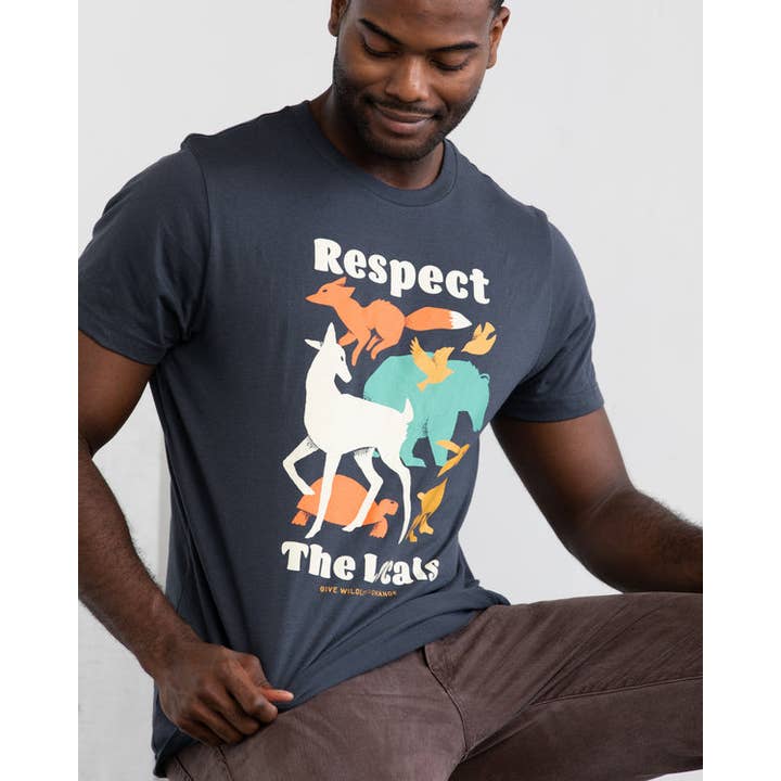 The Landmark Project – wholesale Screen printed t-shirt – unisex – Respect the Locals Unisex Short Sleeve Tee2