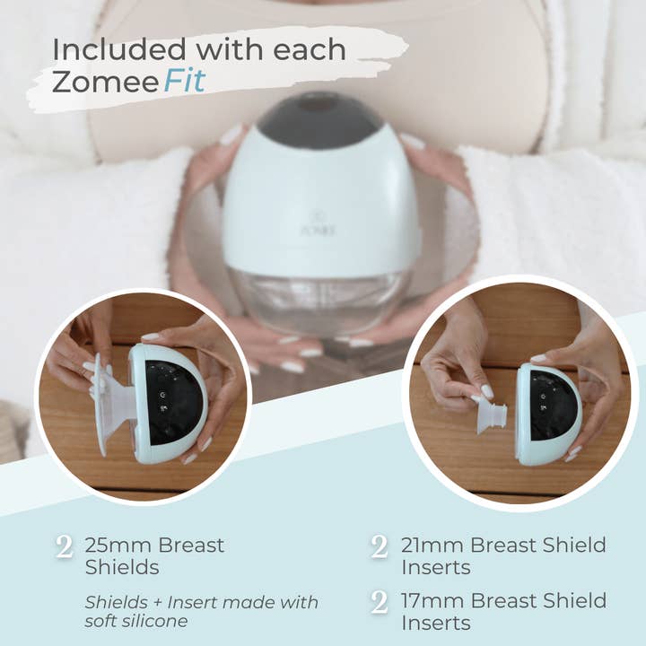 Zomee - Wholesale Nursing pillow/pad – Maternity - Zomee Fit Wearable Hands Free Breast Pump8