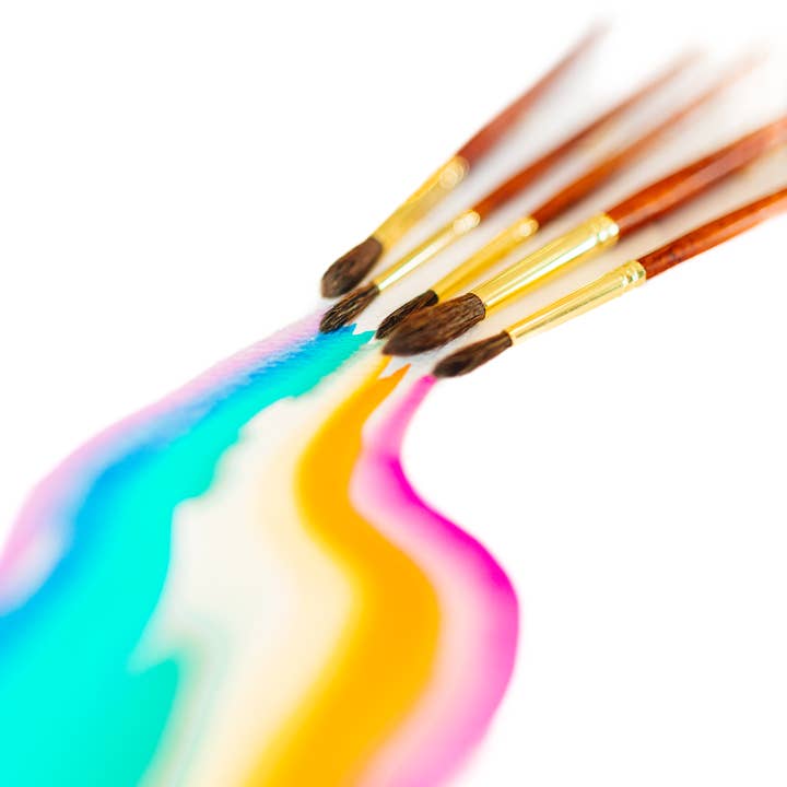 Scribble Lady - Wholesale Paint/Wax Brush - #4 Watercolor brush